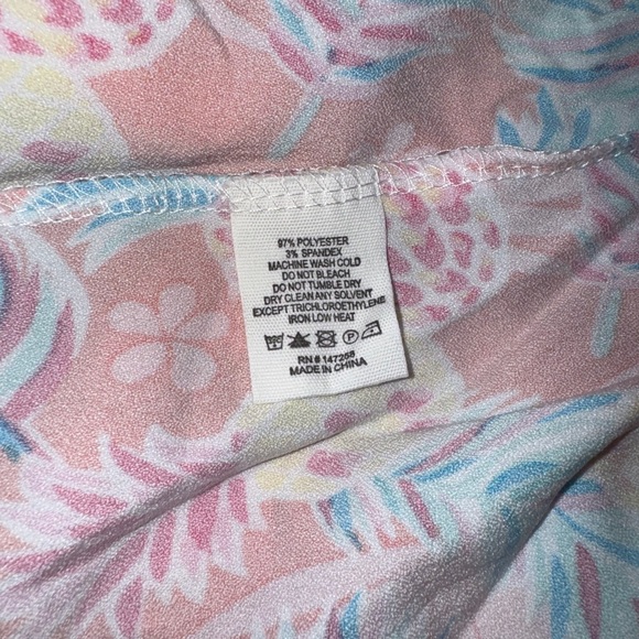 Simply Southern Tie Back Pineapple Print Dress - Size Medium - Picture 8 of 8